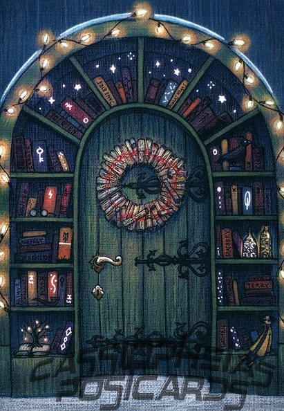 Christmas Door to the Book World