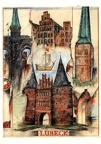 Lübeck - Multiview Illustration