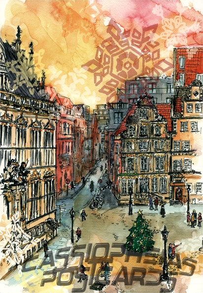 Bremen Illustration - Market Place