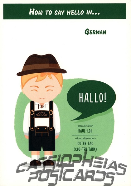 How to say hello in... German