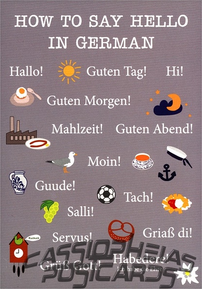 How to say Hello in German