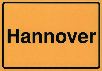 Hannover - Ortsschild