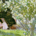 Kroyer - Roses, or The Artist's Wife in the Garden