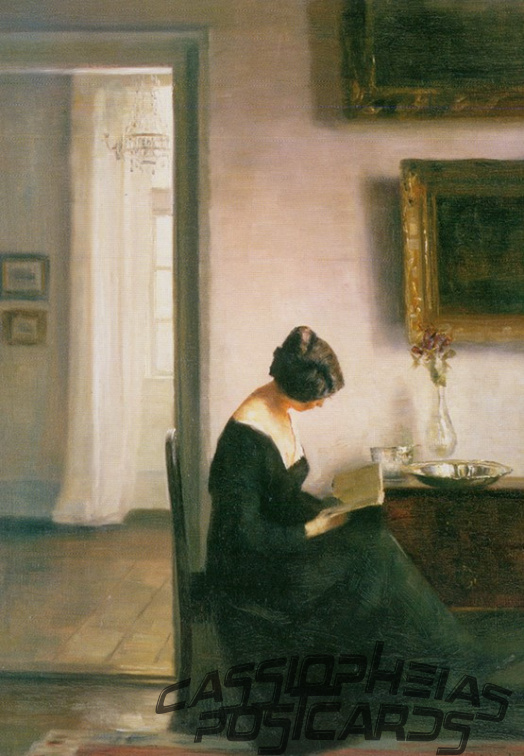 Holsoe - Woman Reading in an Interior
