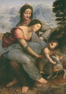da Vinci - Heilige Anna selbdritt