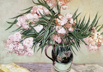 van Gogh - Stillleben mit Oleander und Büchern