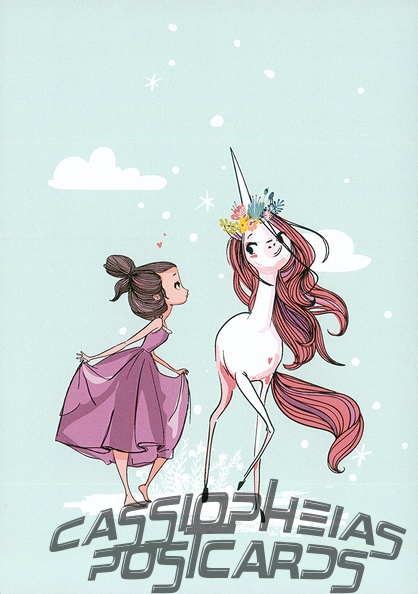 Unicorn with Girl