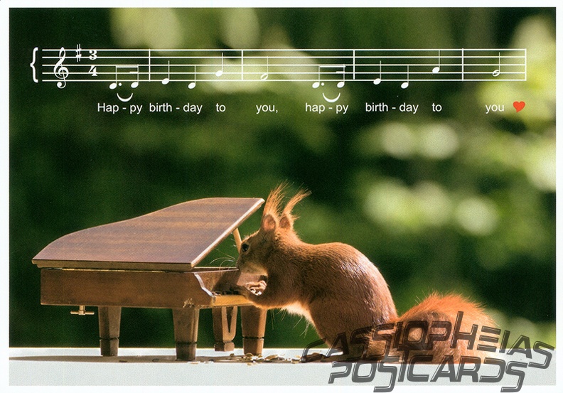 Squirrel with tool (piano)