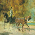 Toulouse-Lautrec - Un dog-cart