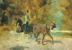 Toulouse-Lautrec - Un dog-cart