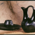 3 San Ildefonso Blackware Pottery