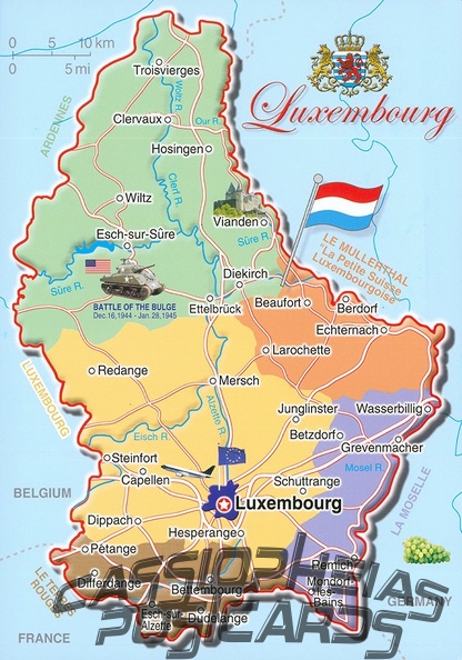 2 Map Luxembourg