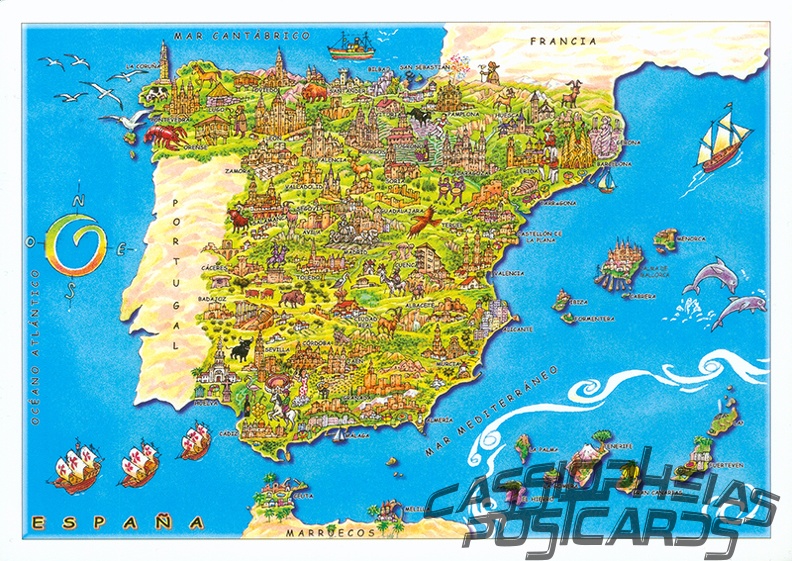 2 Spain Map