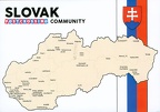 2 Postcrosser's Map Slovakia
