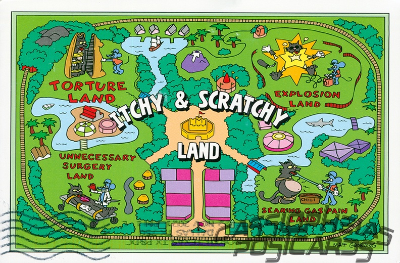 Simpsons - Itchy & Scratchy Land