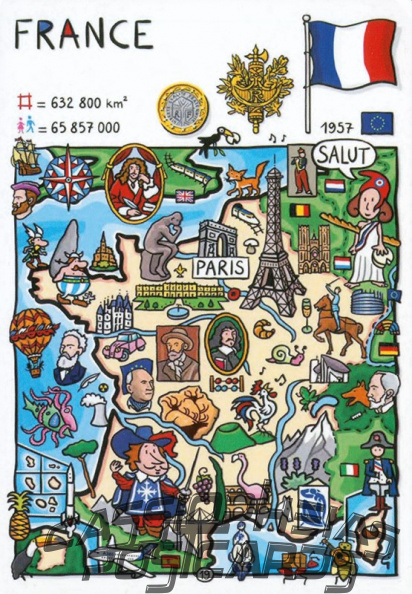 1 EU Map France