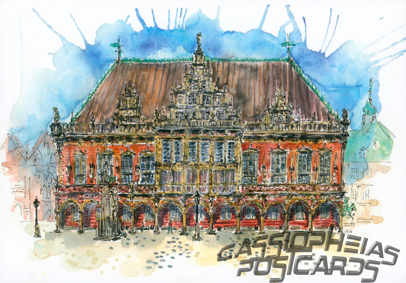 Bremen Illustration - Town Hall