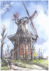Bremen Illustration - Wallmühle