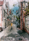Bremen Illustration - Schnoor
