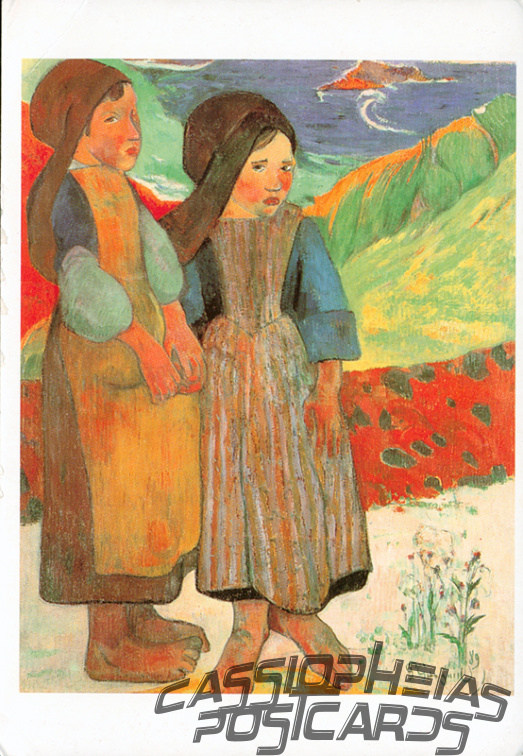 Gauguin: Young Breton Girls before the Sea