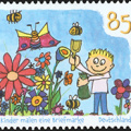 [2022] Kinder malen eine Briefmarke 