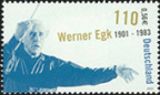 2001 - 100. Geburtstag von Werner Egk
