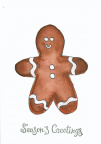Watercolour: Gingerbread Man