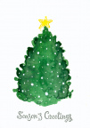 Watercolour: Christmas Tree (simple)