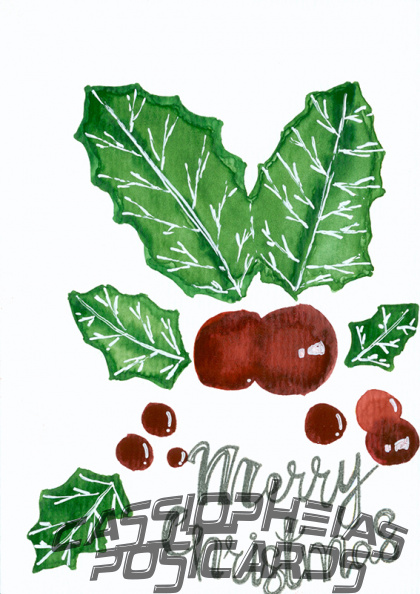 Watercolour: Holly
