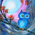 Acrylic - Owl