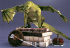 Books with Dragon