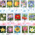 Stamp Collage: Flowers