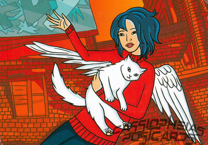 Angel with Cat