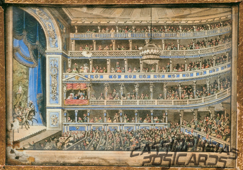 Writing Box, Cover with an Interior View of the Theater an der Wien