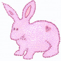 Acrylic Dots: Bunny