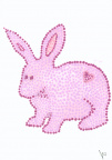 Acrylic Dots: Bunny
