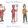 Christmas - Santa ≠ Satan ≠ Santana
