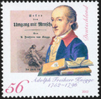 [2002] 250. Geburtstag von Adolph Freiherr Knigge