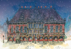 Bremen Illustration - Christmas Town Hall