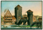 Nürnberg - Henkersteg Illustration
