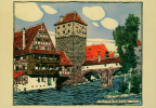 Nürnberg - Henkersteg Illustration