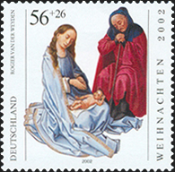 2002 - Die Heilige Familie – Ausschnitt aus Miraflores-Altar von Rogier van der Weyden
