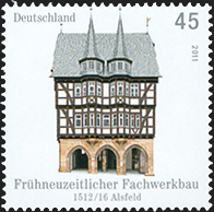 [2011] Frühneuzeitlicher Fachwerkbau in Alsfeld, Rathaus erbaut 1512 bis 1516
