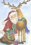 Christmas - Santa with Reindeer
