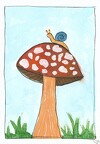 Mushroom with Snail